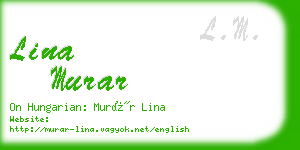 lina murar business card